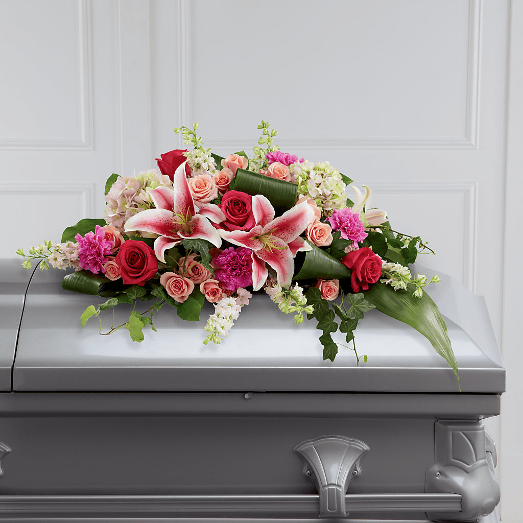 Splendid Grace Casket Spray – TOWN CENTER FLORIST & GIFTS INC, Orlando FL