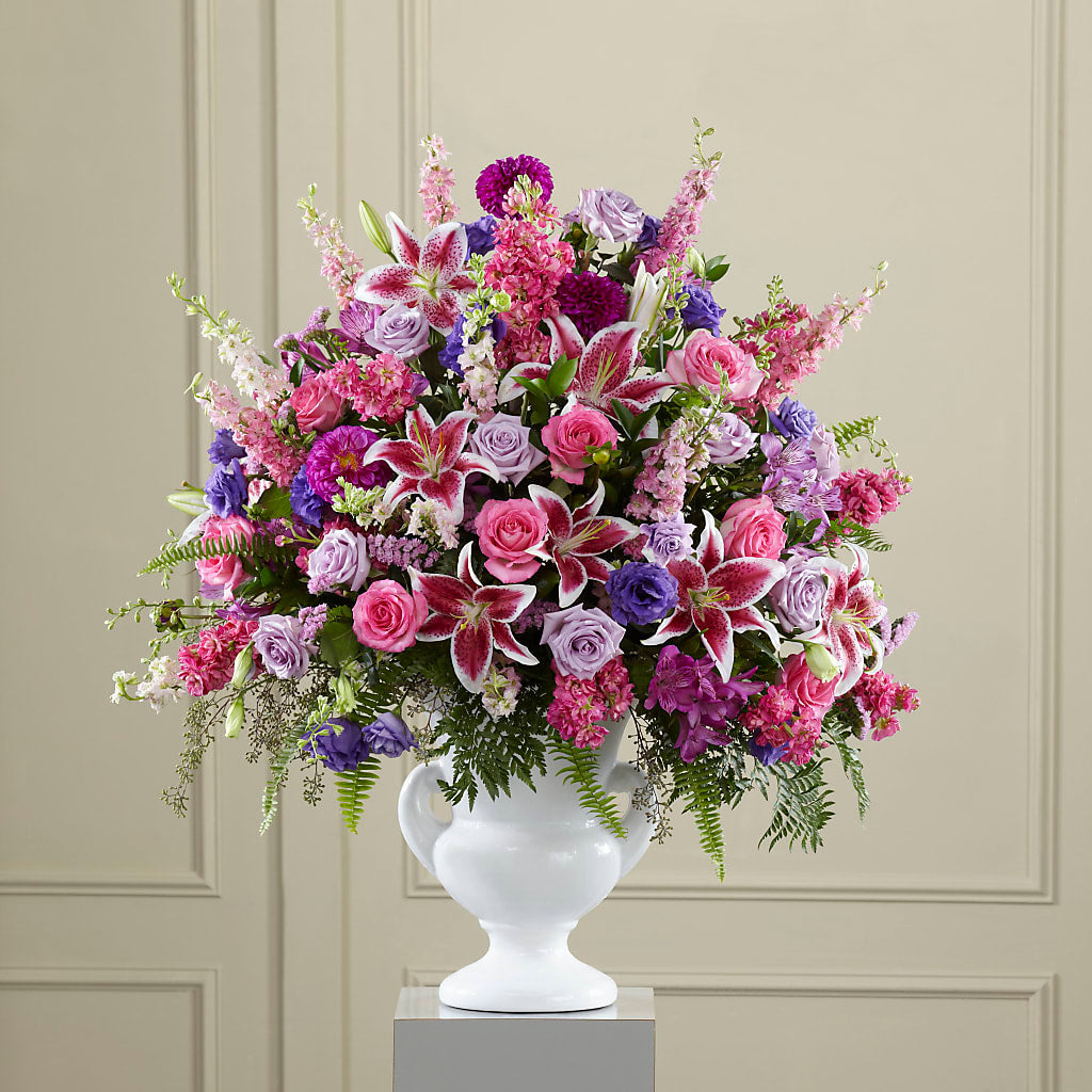 Peaceful Tribute Arrangement – TOWN CENTER FLORIST & GIFTS INC, Orlando FL