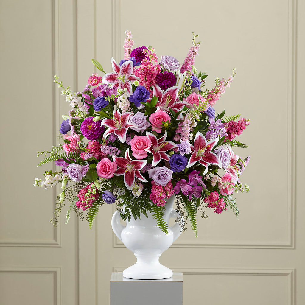 Peaceful Tribute Arrangement – TOWN CENTER FLORIST & GIFTS INC, Orlando FL