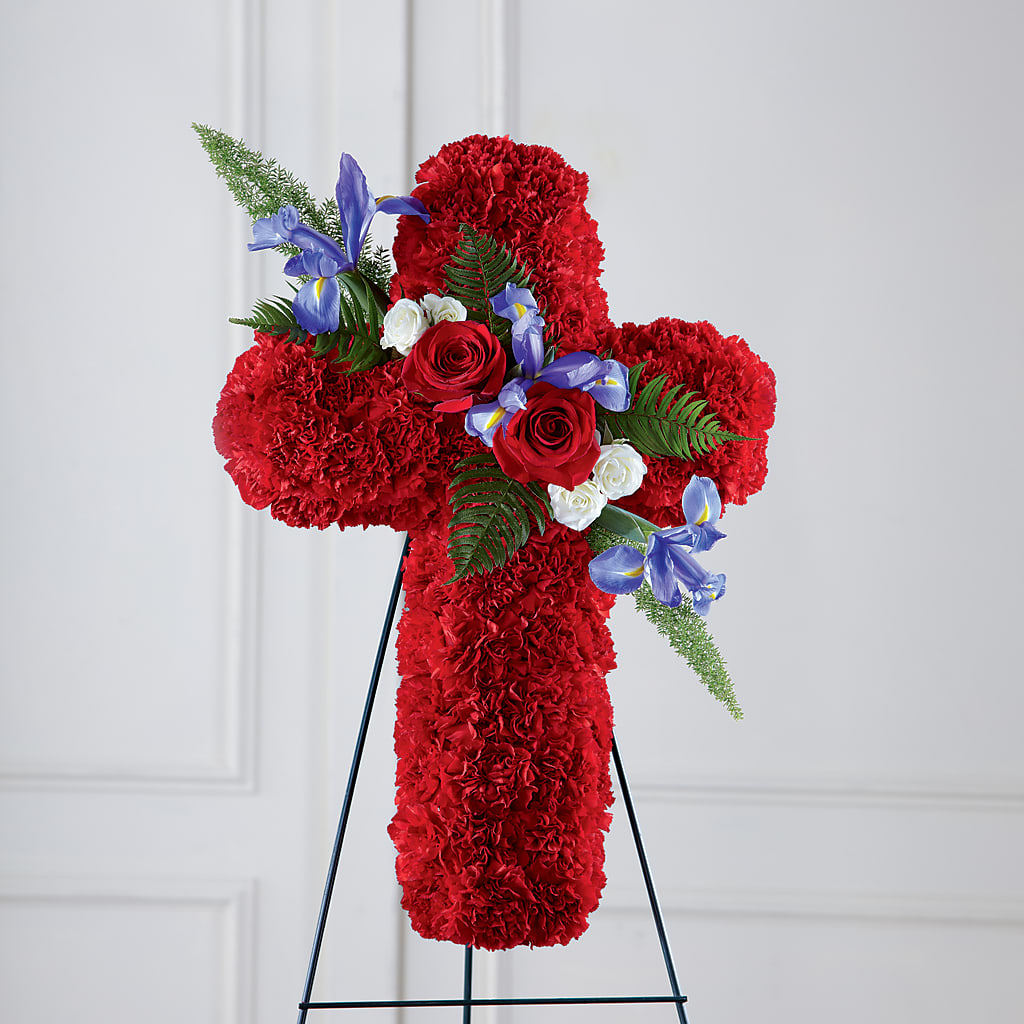 Faithful Hero Floral Cross – TOWN CENTER FLORIST & GIFTS INC, Orlando FL