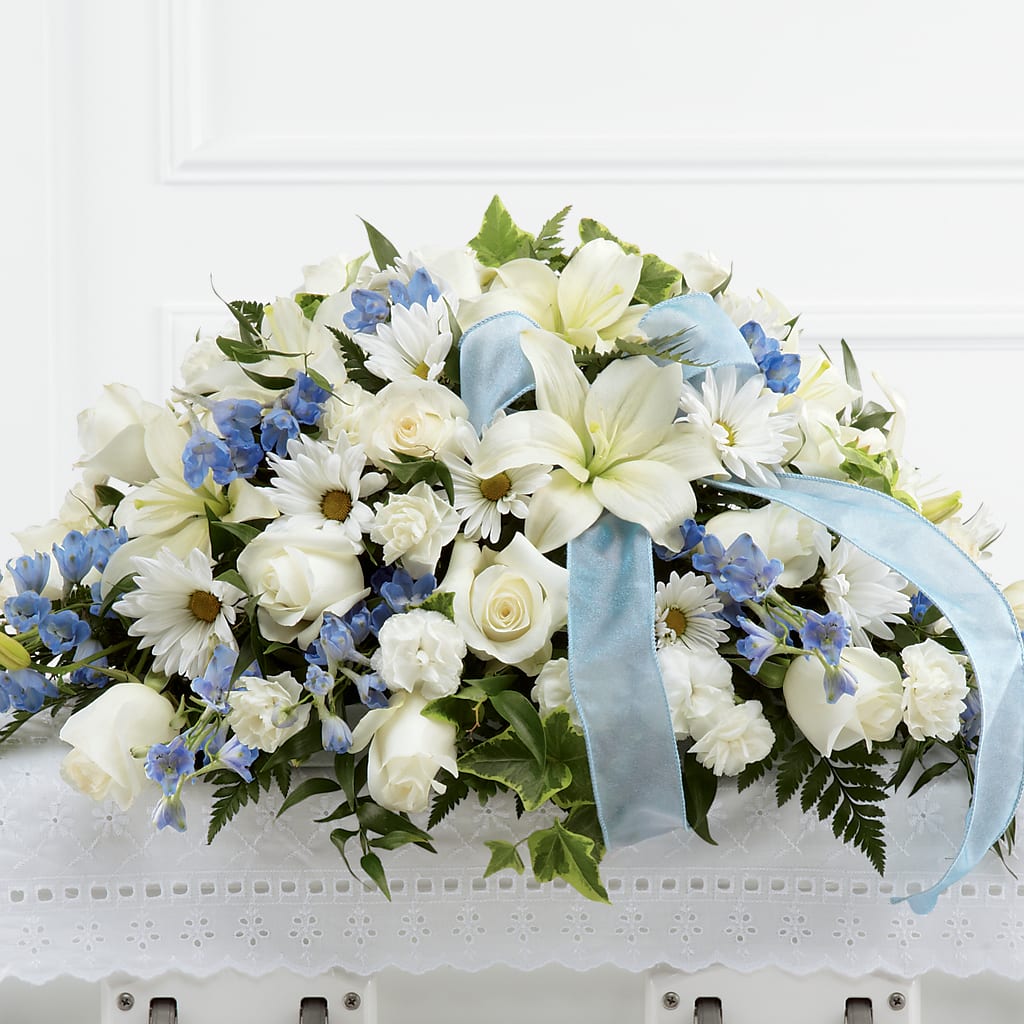 Tender Treasure Casket Spray – TOWN CENTER FLORIST & GIFTS INC, Orlando FL