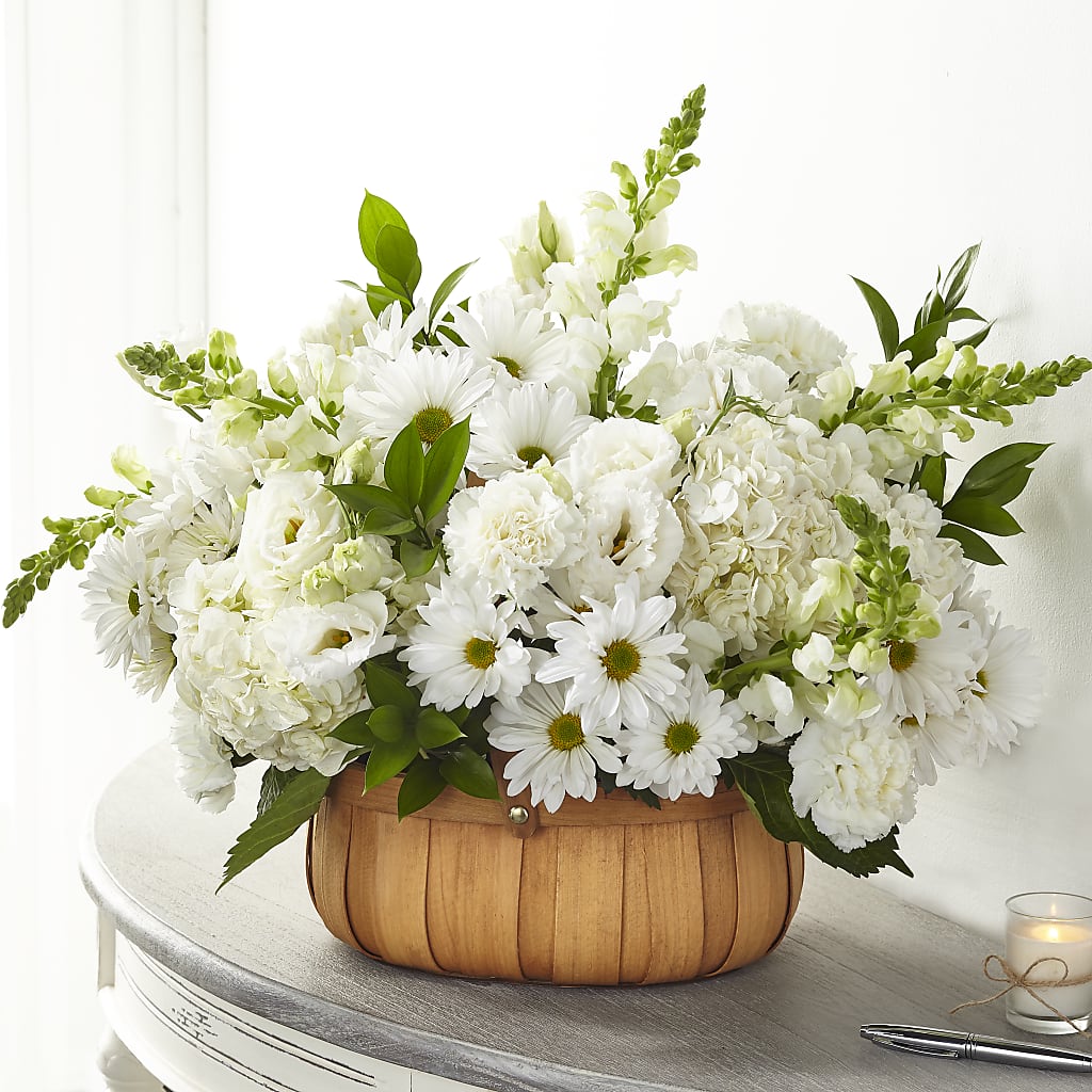 Pure Ivory Basket – TOWN CENTER FLORIST & GIFTS INC, Orlando FL