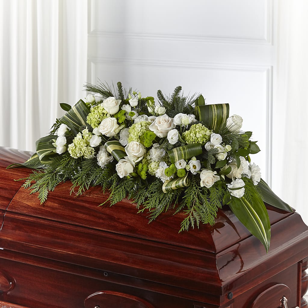 Hopeful Gesture Casket Spray – TOWN CENTER FLORIST & GIFTS INC, Orlando FL