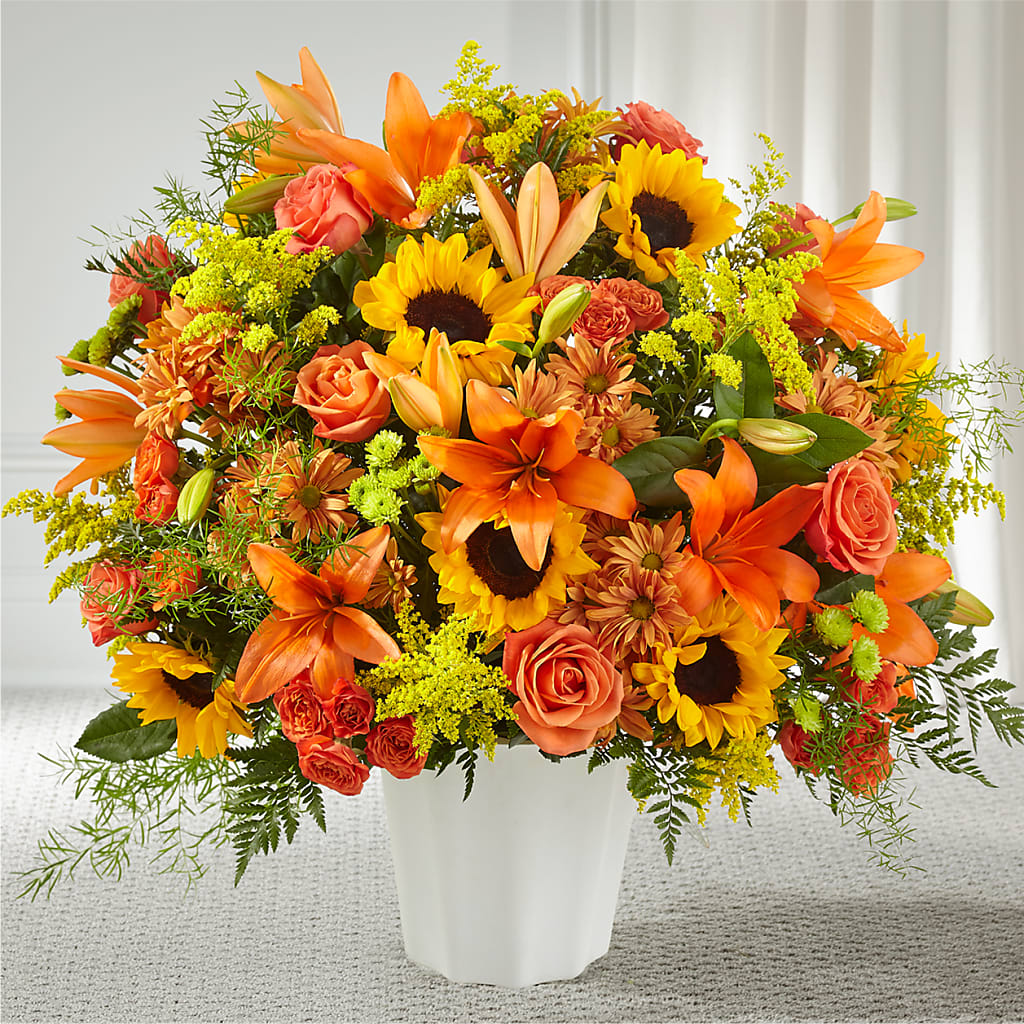 Harvest Thoughts Floor Basket – TOWN CENTER FLORIST & GIFTS INC, Orlando FL