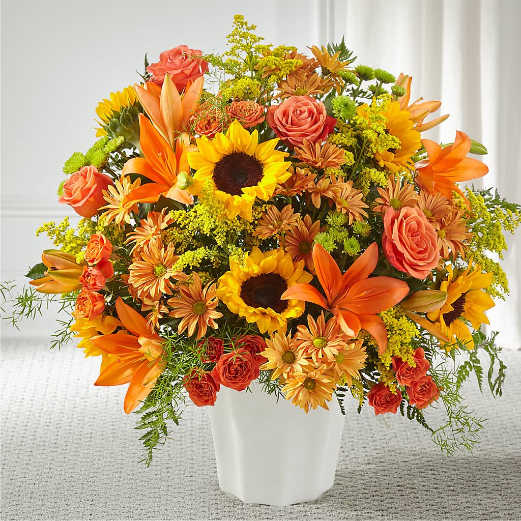 Harvest Thoughts Floor Basket – TOWN CENTER FLORIST & GIFTS INC, Orlando FL