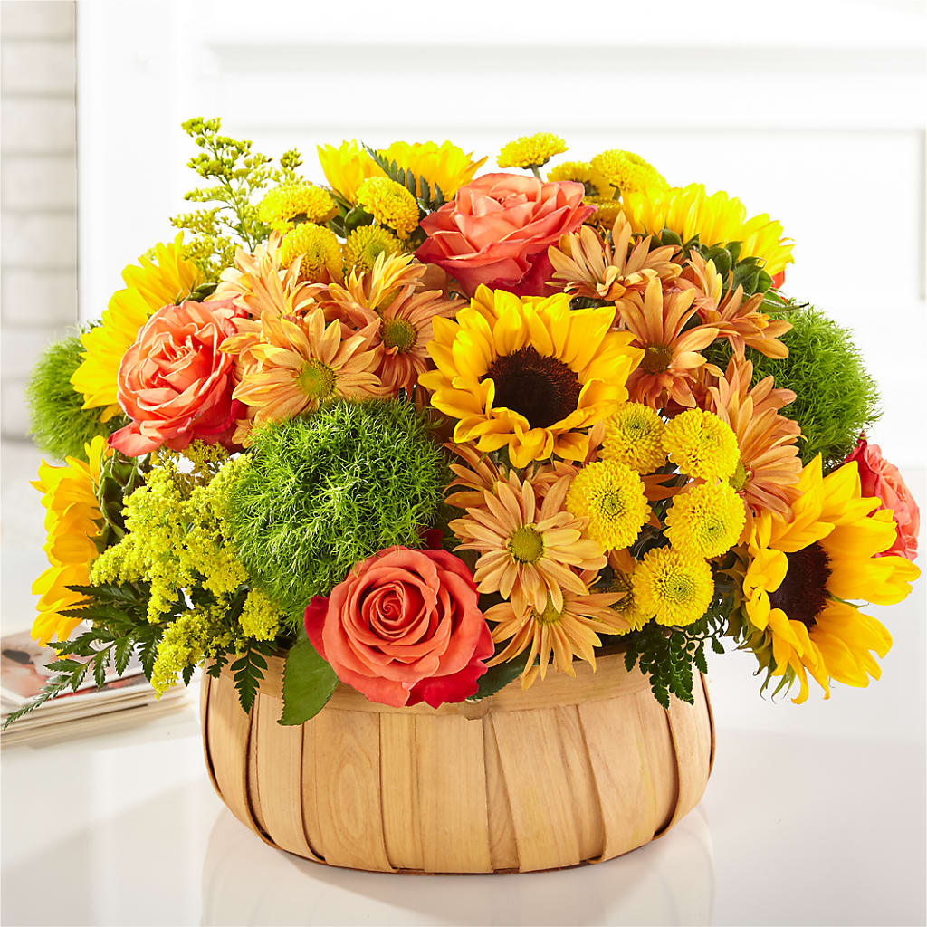 Harvest Sunflower Basket – TOWN CENTER FLORIST & GIFTS INC, Orlando FL