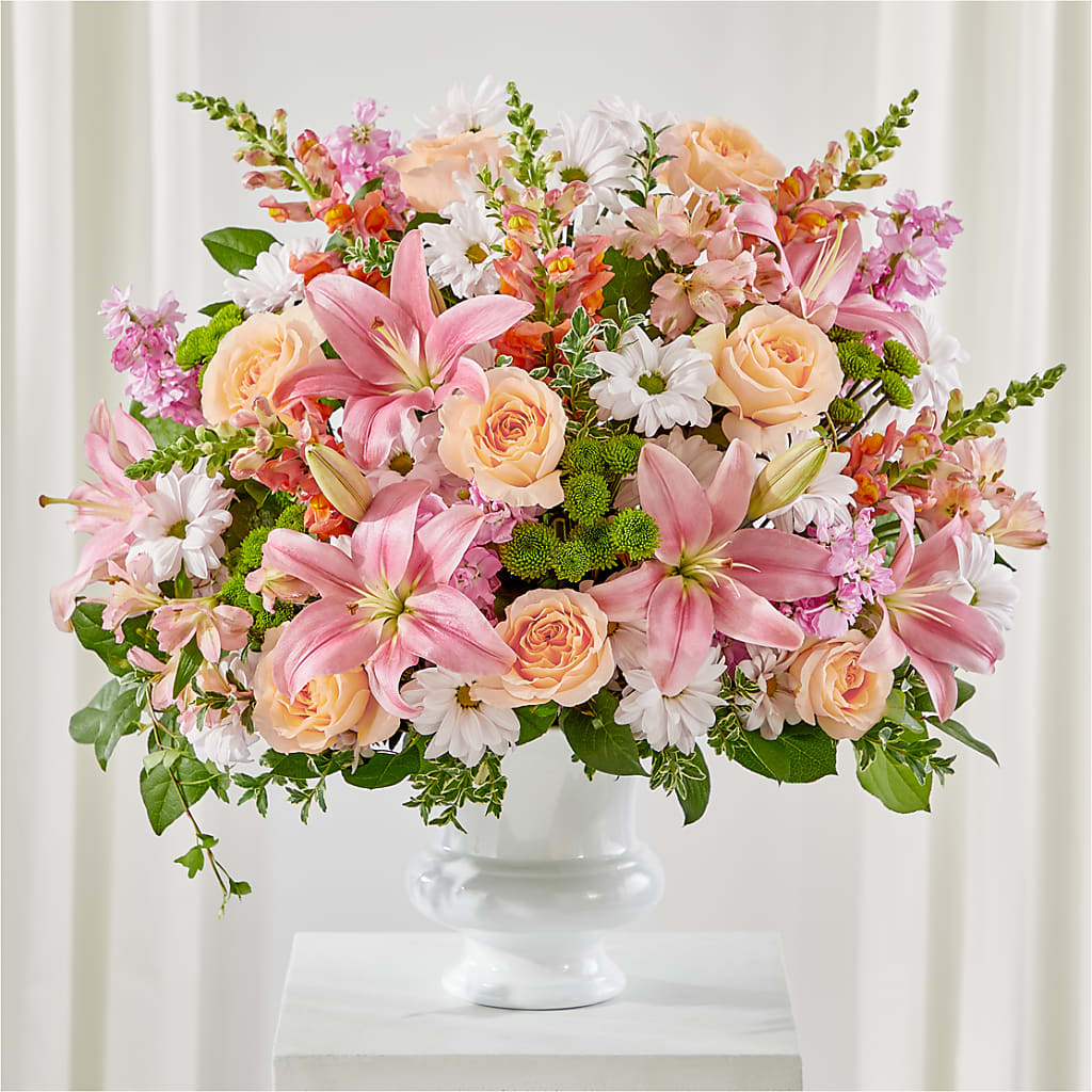 Heartfelt Gesture Urn Arrangement – TOWN CENTER FLORIST & GIFTS INC, Orlando FL
