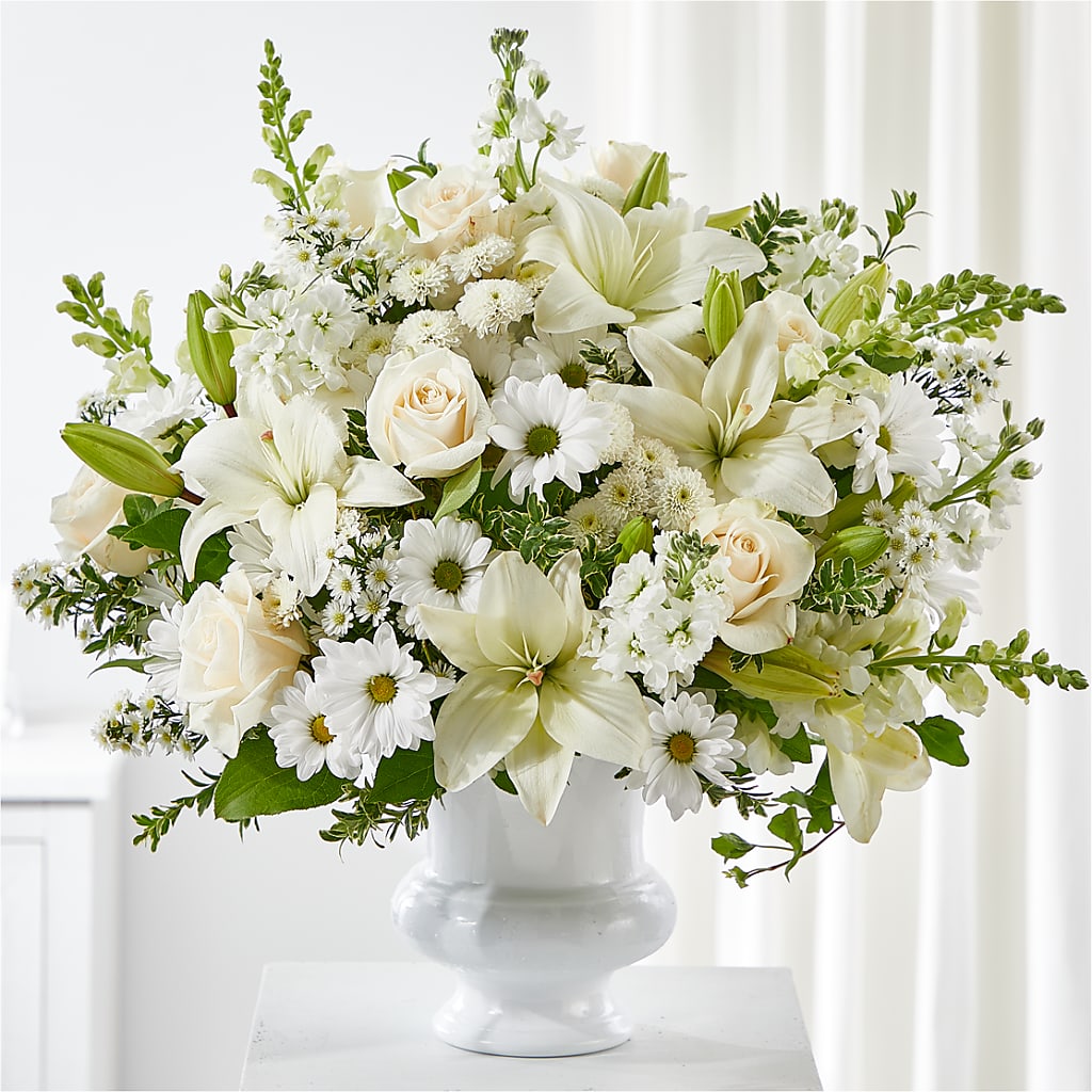 Uplifting Urn Arrangement – TOWN CENTER FLORIST & GIFTS INC, Orlando FL