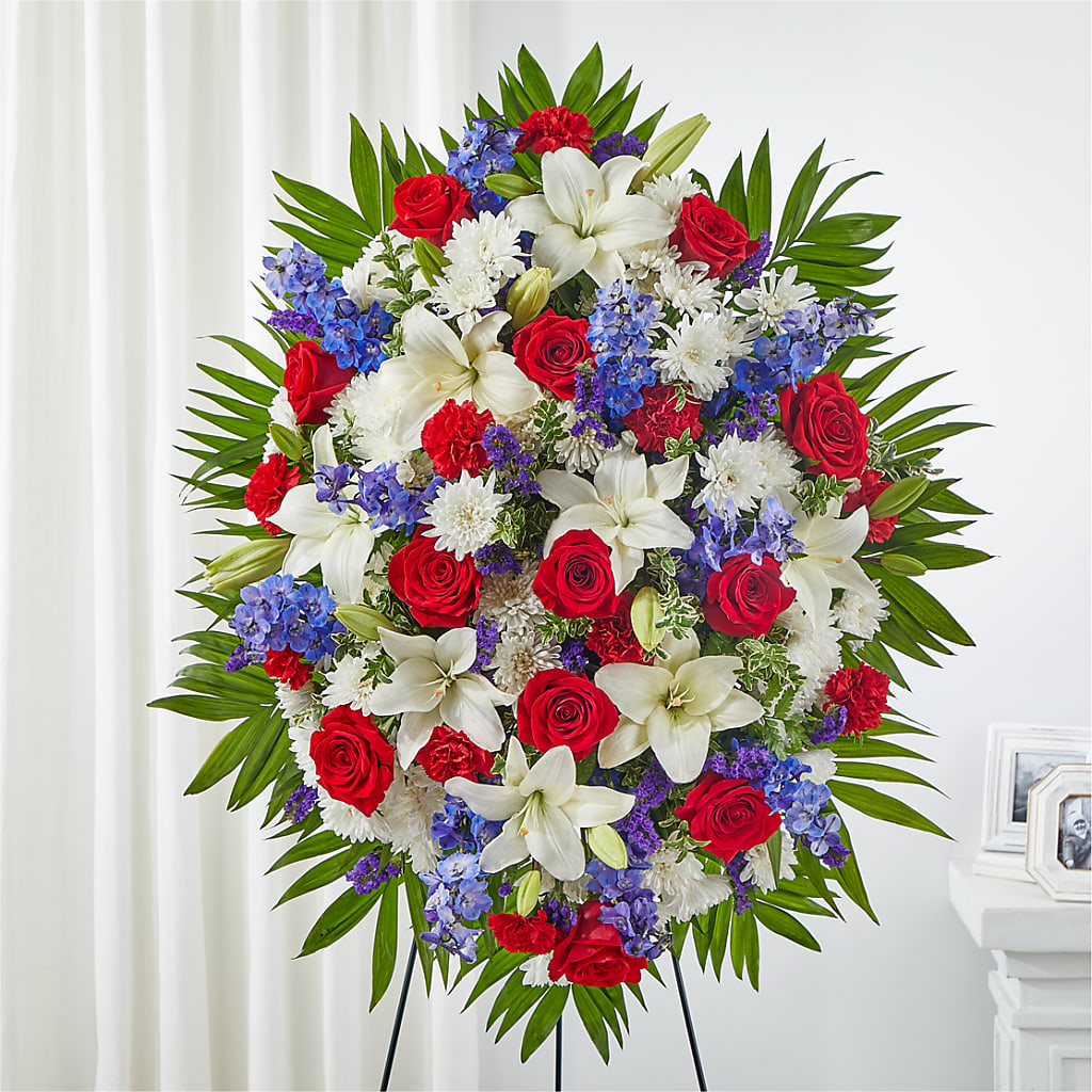 Cherished Service Standing Spray – TOWN CENTER FLORIST & GIFTS INC, Orlando FL