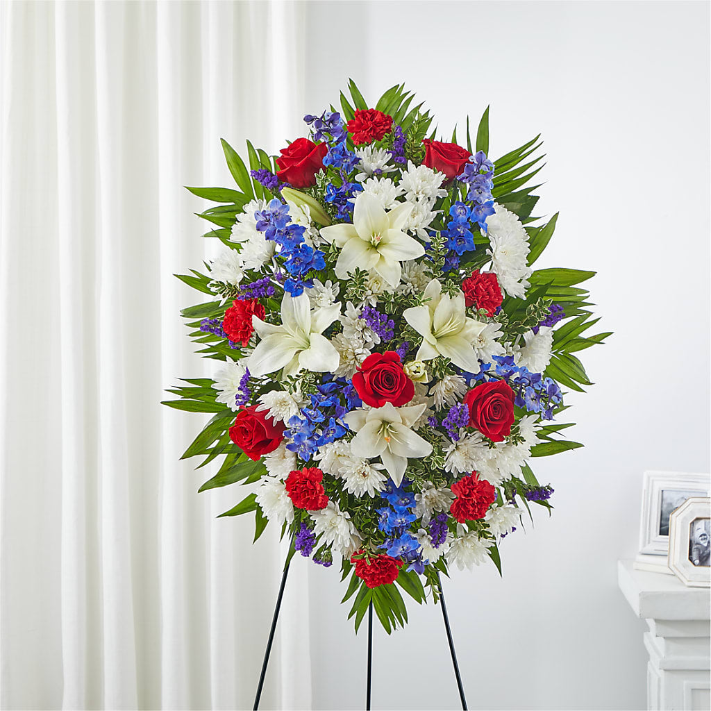 Cherished Service Standing Spray – TOWN CENTER FLORIST & GIFTS INC, Orlando FL
