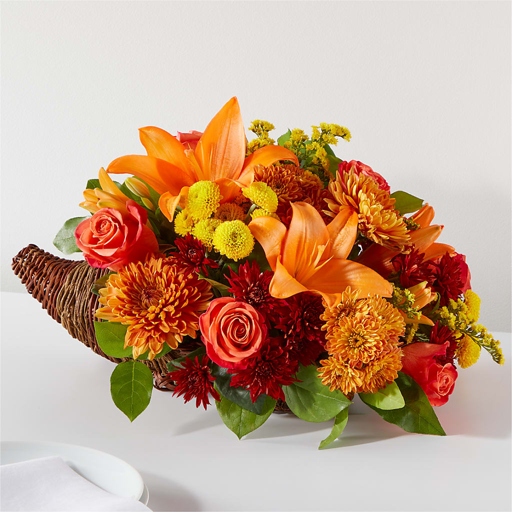 Bouquet of Blessings Cornucopia – TOWN CENTER FLORIST & GIFTS INC, Orlando FL