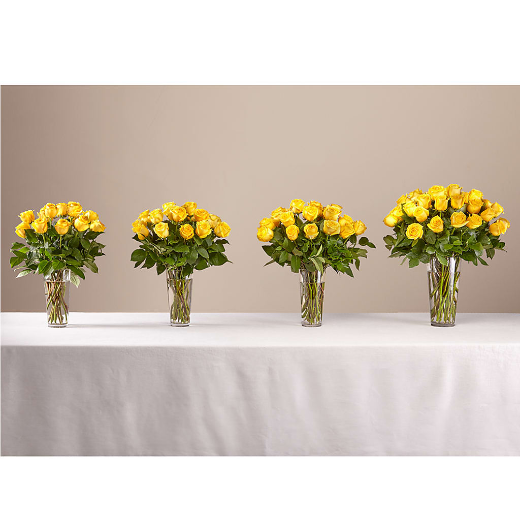 Long Stem Yellow Rose Bouquet – TOWN CENTER FLORIST & GIFTS INC, Orlando FL