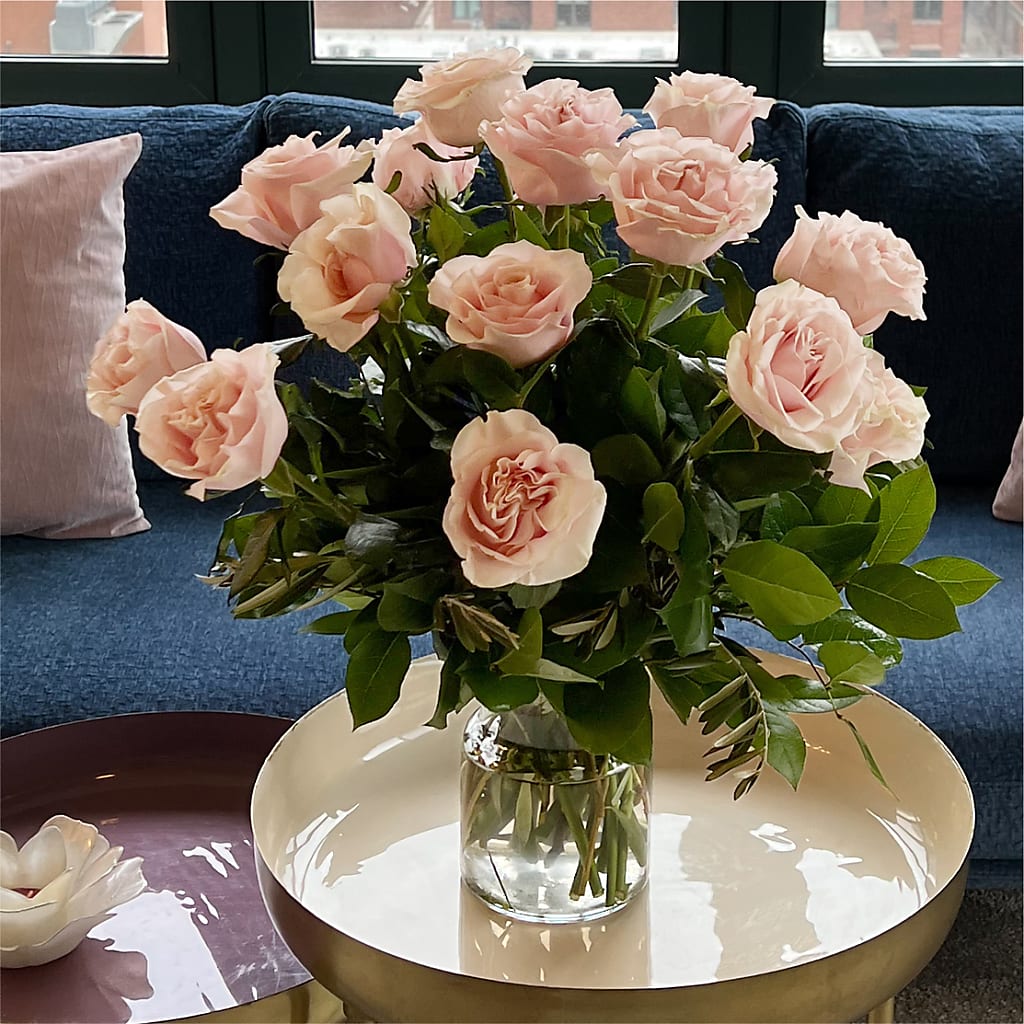 Long Stem Pink Rose Bouquet – TOWN CENTER FLORIST & GIFTS INC, Orlando FL
