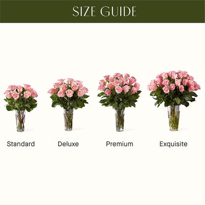 Long Stem Pink Rose Bouquet – TOWN CENTER FLORIST & GIFTS INC, Orlando FL