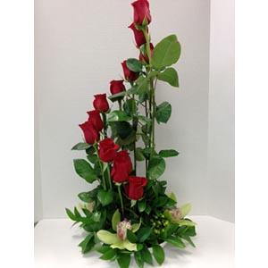 Orchid 'n Rose Spiral – TOWN CENTER FLORIST & GIFTS INC, Orlando FL