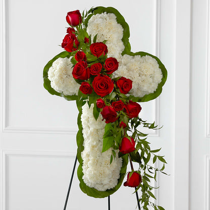 Floral Cross Easel – TOWN CENTER FLORIST & GIFTS INC, Orlando FL