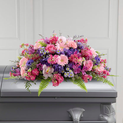 Glorious Garden Casket Spray – TOWN CENTER FLORIST & GIFTS INC, Orlando FL