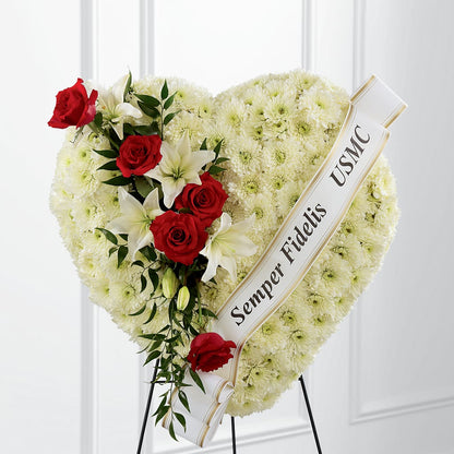 Heartfelt Hero Standing Heart – TOWN CENTER FLORIST & GIFTS INC, Orlando FL