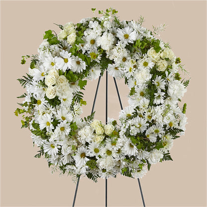 Faithful Wishes Wreath – TOWN CENTER FLORIST & GIFTS INC, Orlando FL