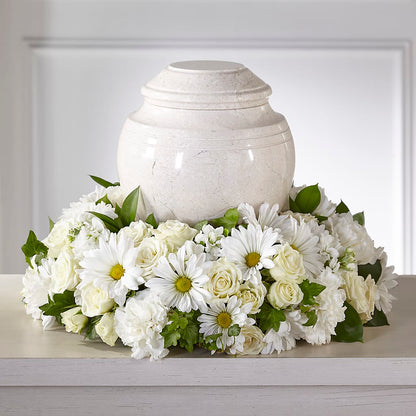 Ivory Gardens Cremation Adornment – TOWN CENTER FLORIST & GIFTS INC, Orlando FL