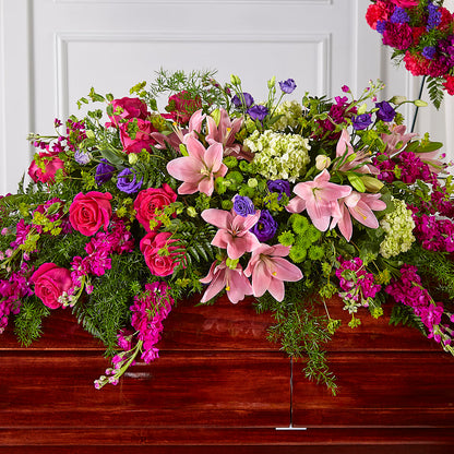 Radiant Tribute Casket Spray – TOWN CENTER FLORIST & GIFTS INC, Orlando FL