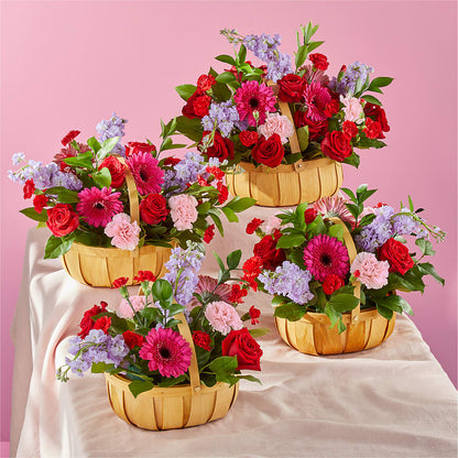 Pink Picnic Basket – TOWN CENTER FLORIST & GIFTS INC, Orlando FL