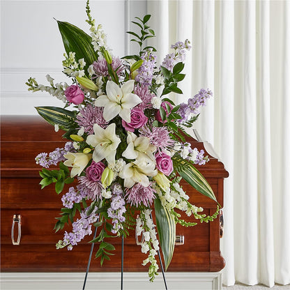 Grateful Hearts Standing Spray – TOWN CENTER FLORIST & GIFTS INC, Orlando FL
