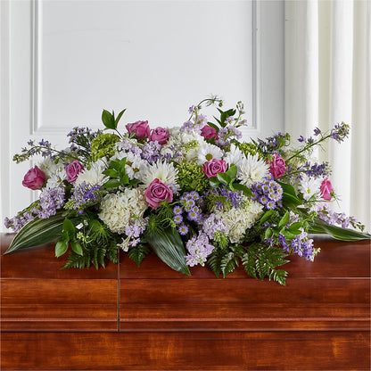 Meadows of Serenity Casket Spray – TOWN CENTER FLORIST & GIFTS INC, Orlando FL