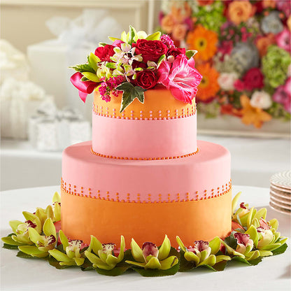 Sweet Citrus Cake Decor – TOWN CENTER FLORIST & GIFTS INC, Orlando FL