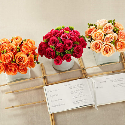 Dawn Rose Centerpiece – TOWN CENTER FLORIST & GIFTS INC, Orlando FL